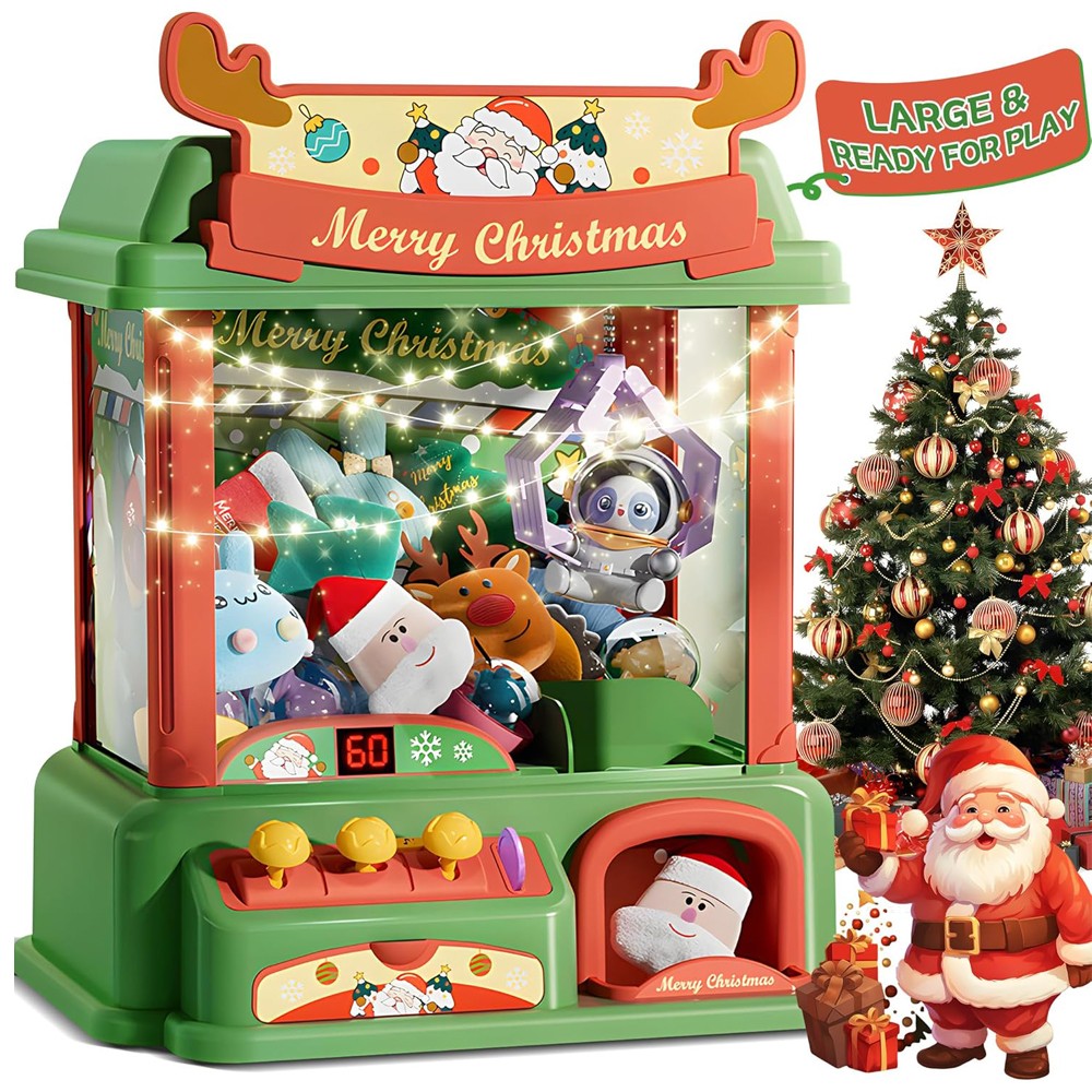 Christmas Claw Machine For Kid - огляд і ціна Arcade Games And Vending