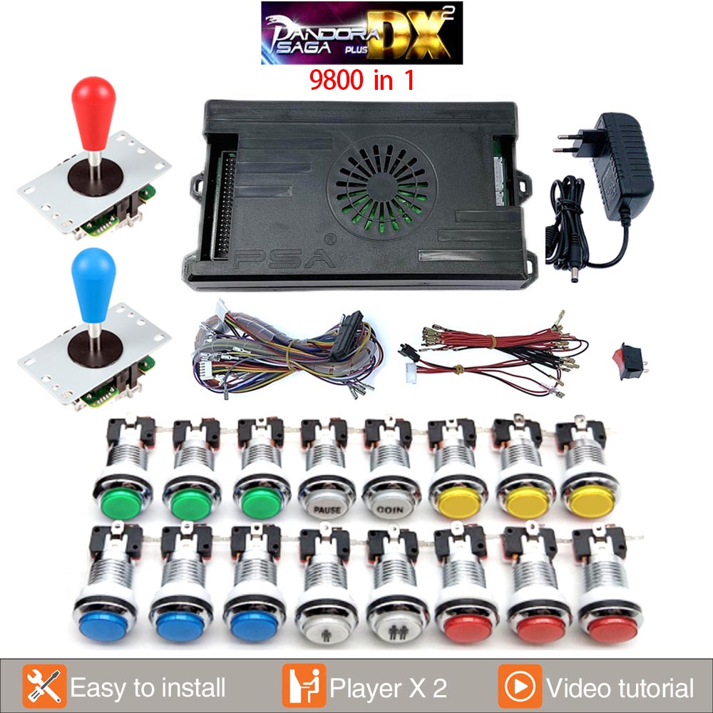 9800 in 1 Pandora Saga DX 2 Ar - огляд і ціна Trackball Controller Arcade